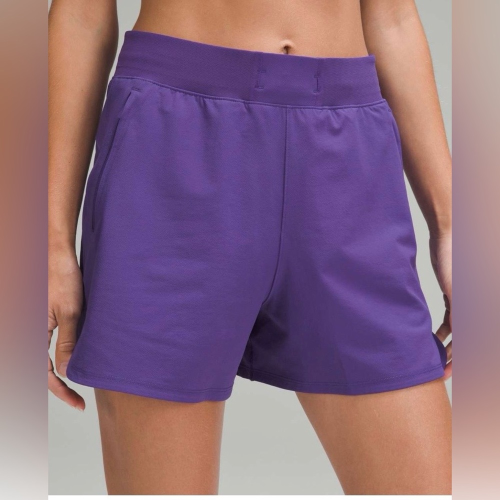 Lululemon License to Train High-Rise Short 4", size 8, Petrol Purple - Picture 4 of 11
